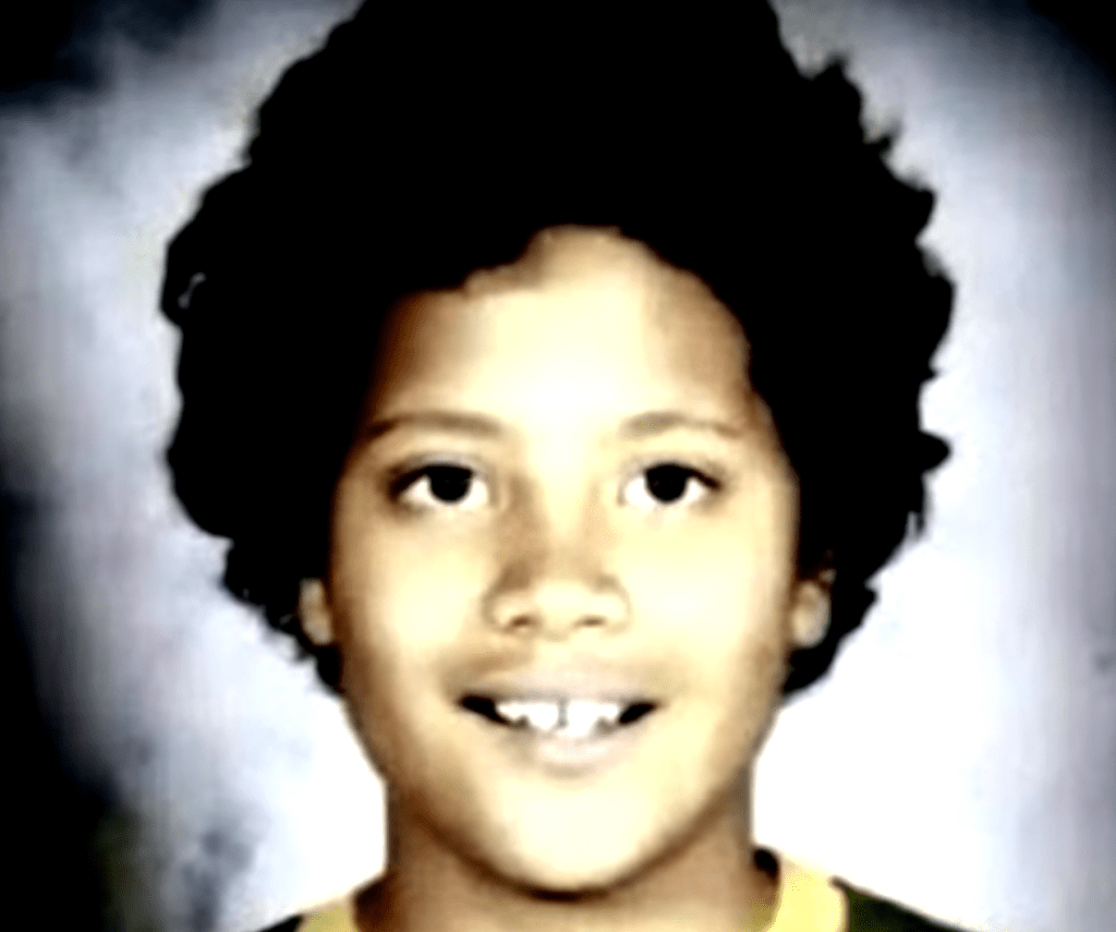 Dwayne 'The Rock' Johnson at Age 6.