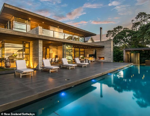 The home, where Hollywood star Jason Statham lived in 2016, features a 17 metre infinity pool