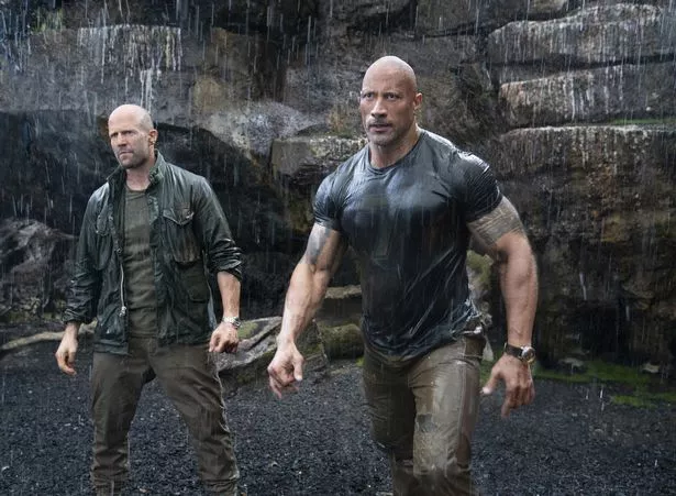 Dwayne Johnson The Rock and Jason Statham