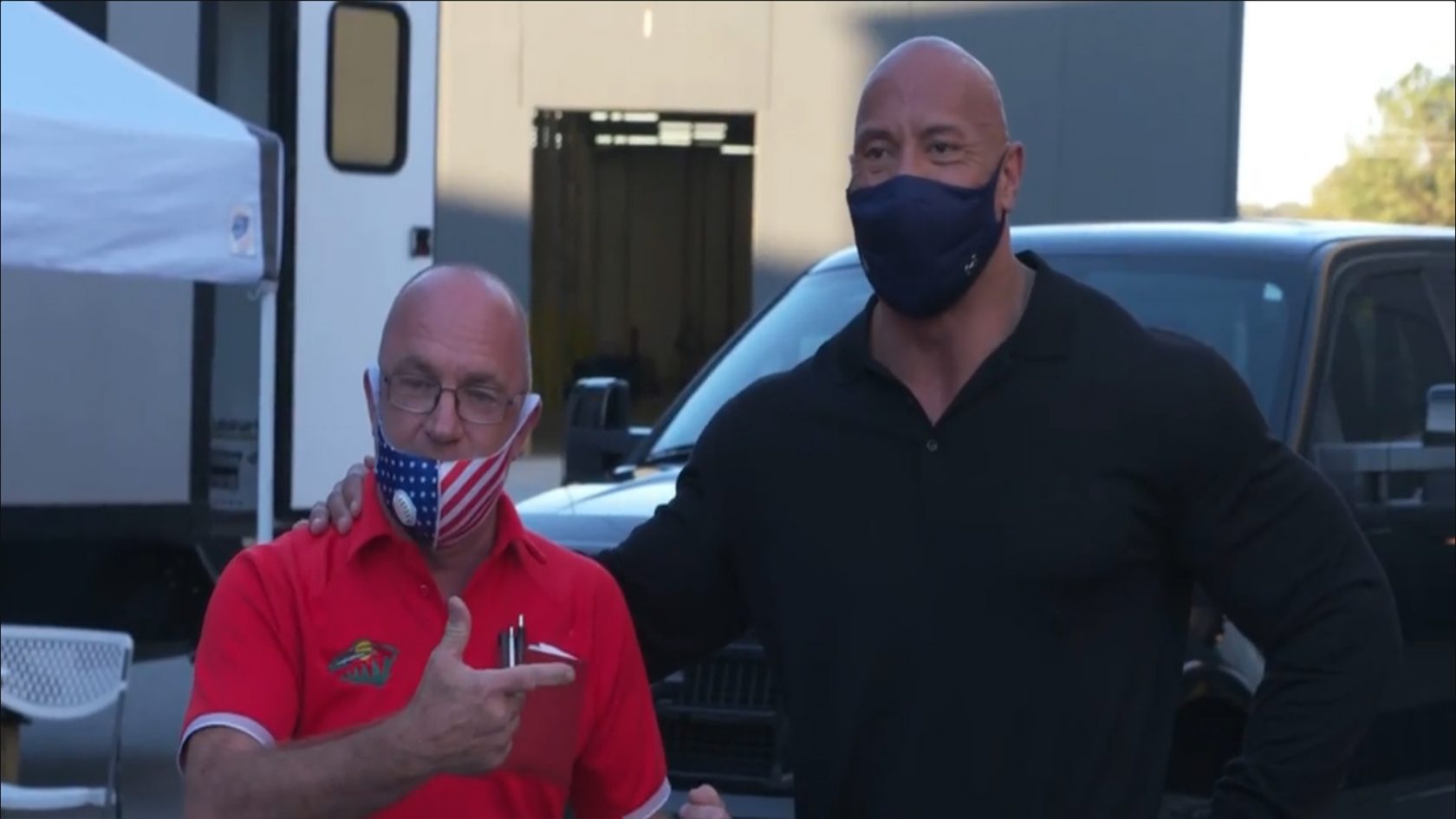 The Rock Repays Harvey Wippleman With Brand New Truck