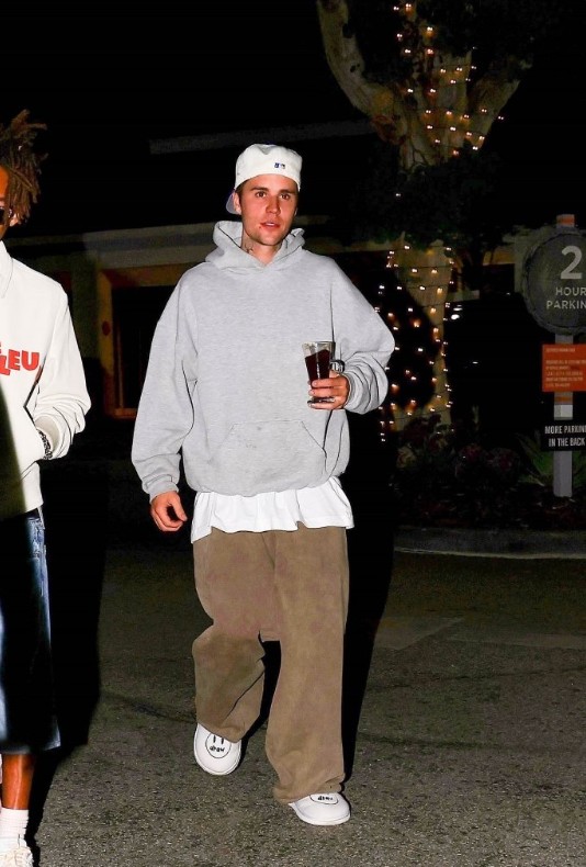 Justin Bieber And Jaden Smith Continued To Coordinate Their Casual ...