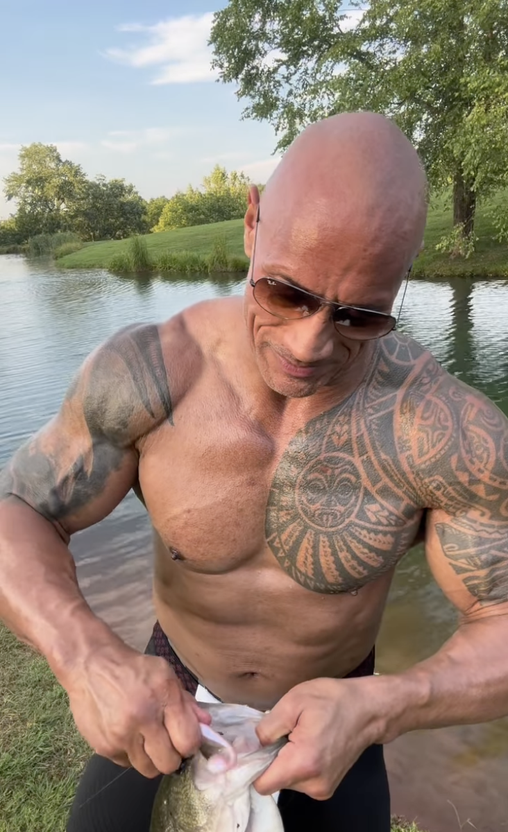 Dwayne 'The Rock' Johnson calls himself an 'a**hole' as footage shows him seemingly taking up fishing | talkSPORT