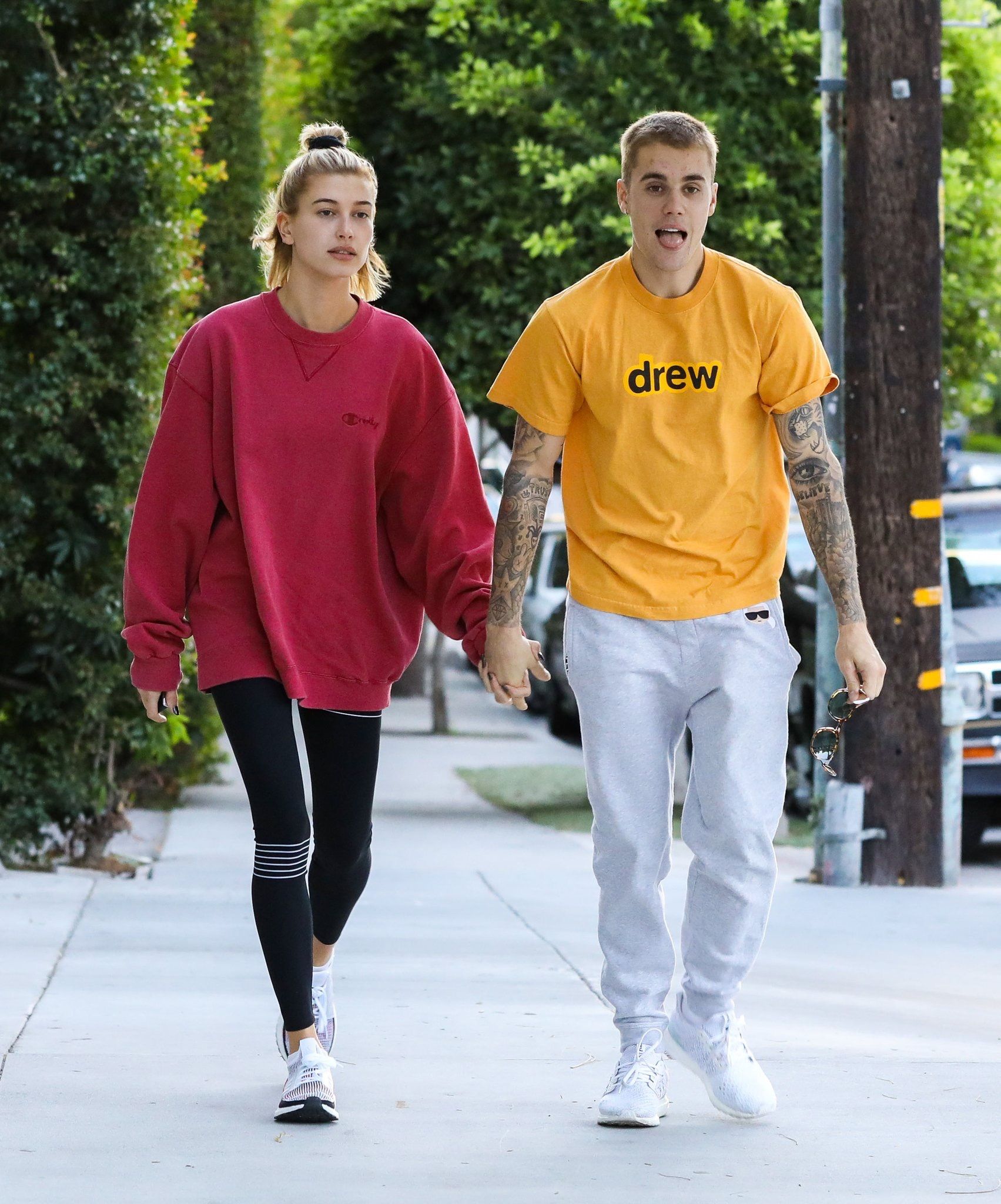 Justin Bieber Hailey Baldwin Suggests You How To Impressively Coordinate Clothes With Fashion