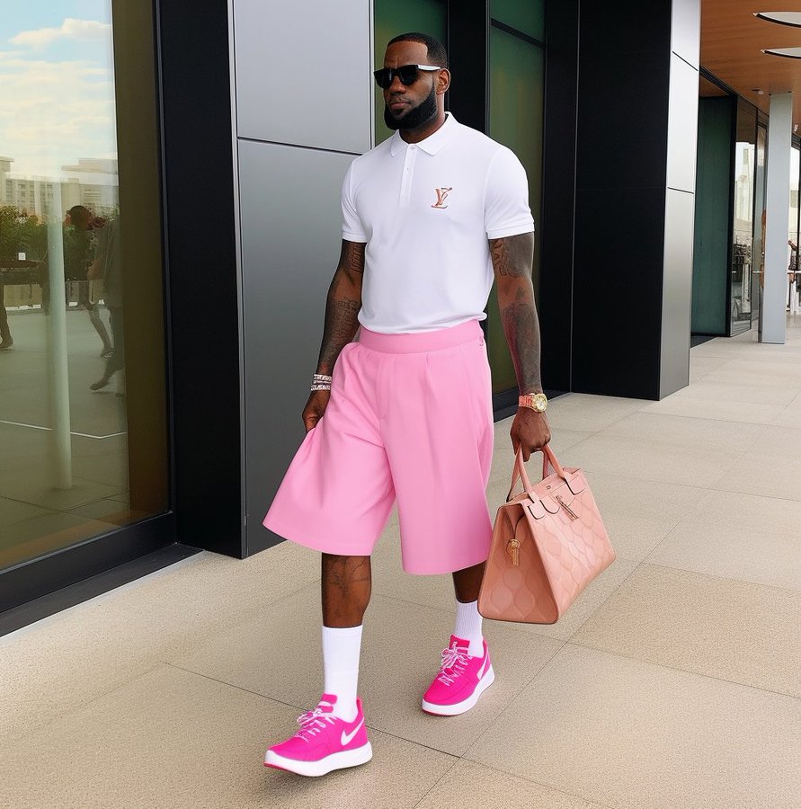 likhoa the latest photos of lebron james wearing a striking pink dress while attending the barbie movie premiere are trending 651a6ceb8c4c7 The Latest Photos Of Lebron James Wearing A Striking Pink Dress While Attending The Barbie Movie Premiere Are Trending