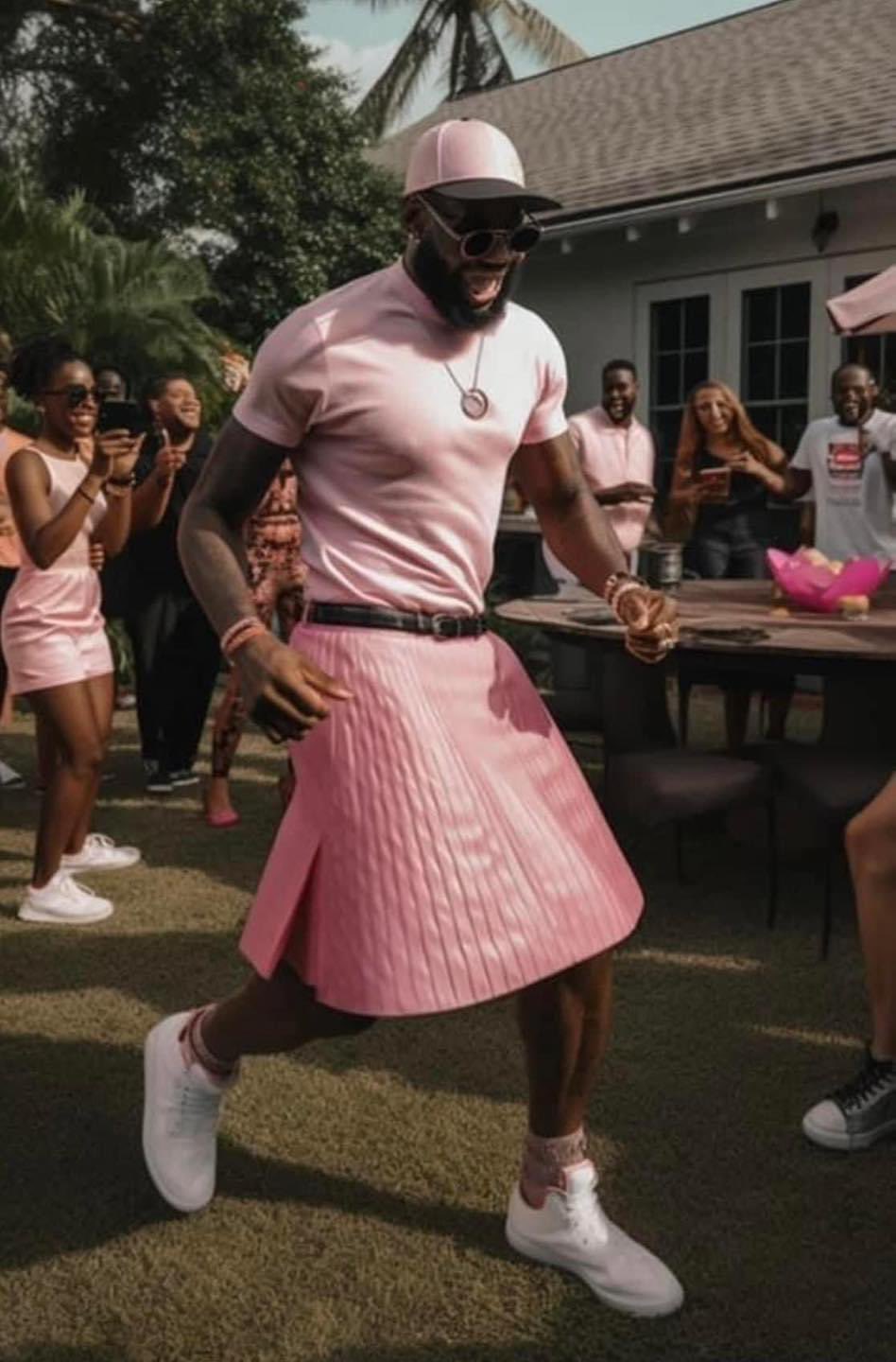likhoa the latest photos of lebron james wearing a striking pink dress while attending the barbie movie premiere are trending 651a6ce92b9f2 The Latest Photos Of Lebron James Wearing A Striking Pink Dress While Attending The Barbie Movie Premiere Are Trending
