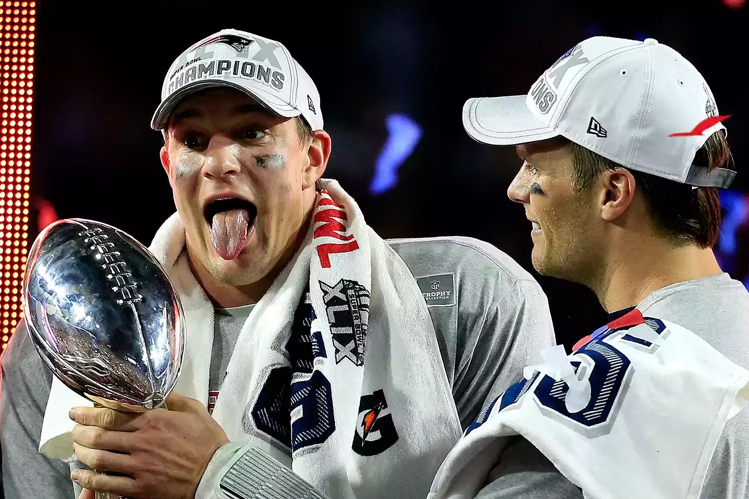 Tom Brady Confirms He Was ‘definitely Drunk During Parade With Rob Gronkowski The Rock 3479
