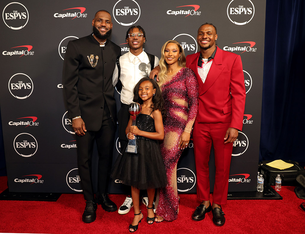 LeBron ‘Zhuri’ James Jr., Aged 9, Captivates Millions at the ESPYs in a