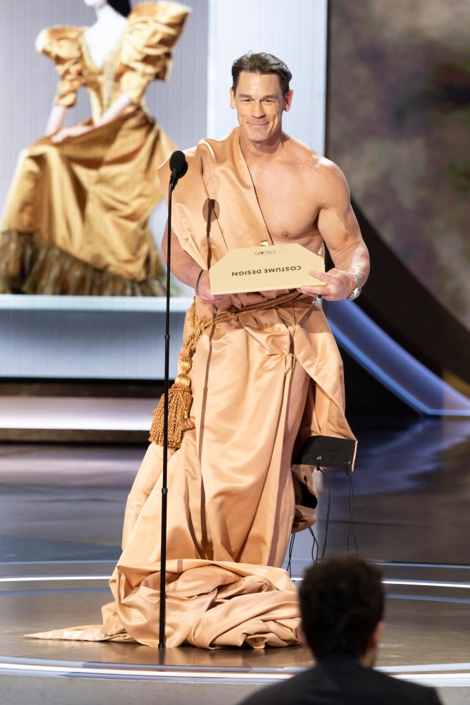 John Cena Reveals Nude Moment When Accepting Oscar 2024 ‘We Made Sure