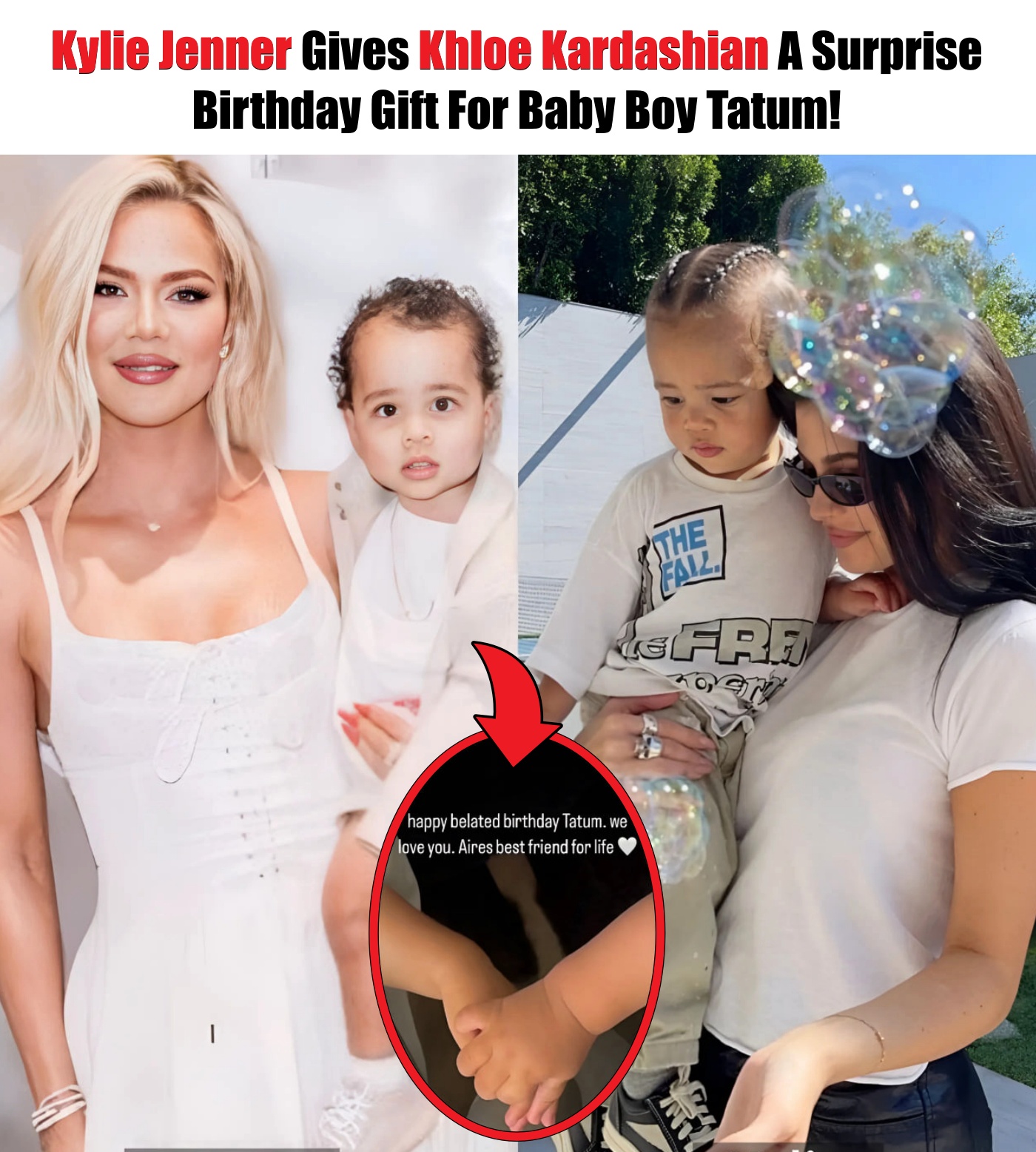 Kylie Jenner Gives Khloe Kardashian A Surprise Birthday Gift For Baby ...